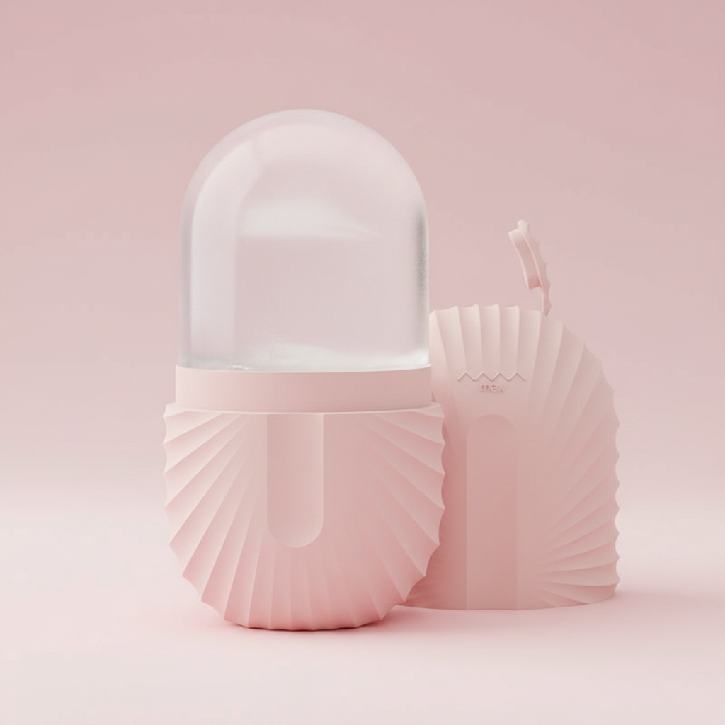 Moule Rose - fond rose pastel